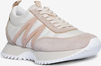 Moncler Niedrige Nylon- und Ledersneakers Pacey