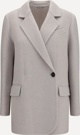 Brunello Cucinelli Single-breasted wool and cashmere Jacket Female 44