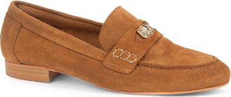 Patricia Green Vince Penny Loafer in Cognac Suede at Nordstrom, Size 11