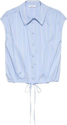 Alchemist Blouse Flora - Dames - Overhemden - Blauw - XS - Linnen - Overhemden