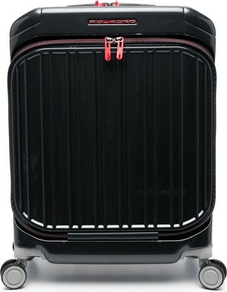 Piquadro hardside spinner cabin suitcase - men - Polycarbonite - One Size - Grey