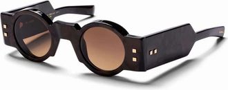 Balmain OLIVIER Brown Gradient Round Unisex Sunglasses BPS-159 D 42