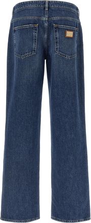 Dolce & Gabbana Cotton Relaxed Fit Jeans - Blue