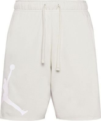 Nike Jordan Mens Air Jordan Flying Man Logo Training Knit Breathable Sports Shorts White DV5028-104