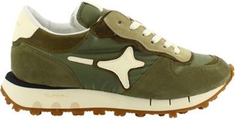 Ama brand Schoenen, Heren, Groen, 44 EU, Groene Sneakers Model 4155
