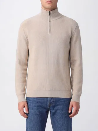 Brioni Half-Zip Turtleneck Jumper in Cashmere and Wool Blend