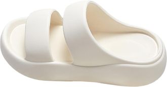 Generic Thick Sole Summer Slippers For Women Outdoor Sports Beach Slide Sandals With Durable Comfortable Design (Beige, 4)