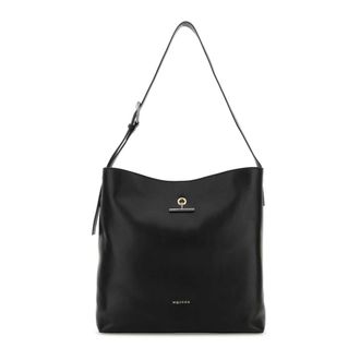 Alexander McQueen Leren Hanger Winkelmandje - Heren - Shoppers - Zwart - ONE Size - Tassen