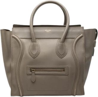 Celine Pre-owned Vintage Tote - Dames - Vintage Handtas - Grijs - ONE Size - Leer - Vintage