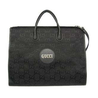 Gucci Pre-owned Tote Bags, unisex, Black, Size: ONE SIZE Pre-owned Canvas Tote Bag