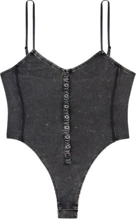 Diesel Ribbed Spaghetti-Strap Top