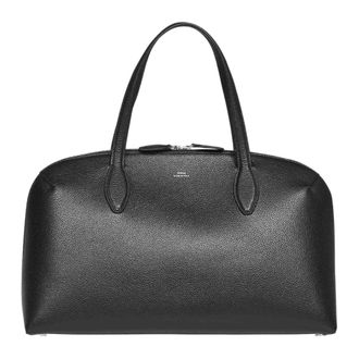 Toteme Handbags, female, Blue, Size: ONE SIZE Medium Grained Leather Day Tote
