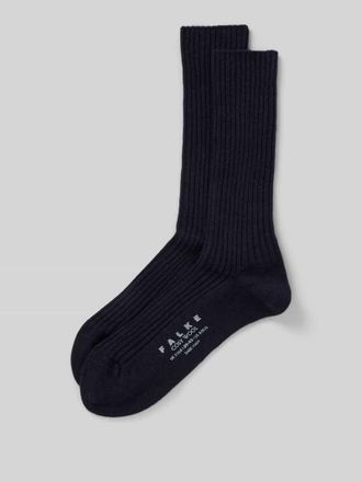 Falke Socken mit Kaschmir-Anteil Modell COSY in Dunkelblau, Größe 35-38