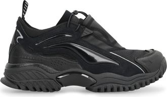 Random Identities Sportieve Low-top Sneakers met Technische Stof - Heren - Sneakers - Zwart - 40 EU - Schoenen