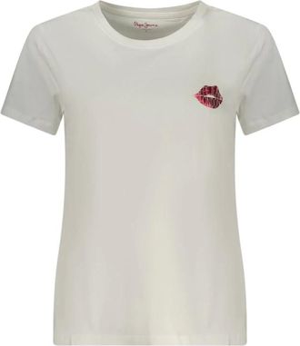 Pepe Jeans London Donna, Top, Bianco, M, new
