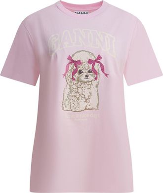 Ganni Poddle Cotton T-Shirt