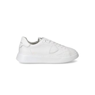 Philippe Model Sneakers, male, White, 6 UK, Temple Low-Top Trainers