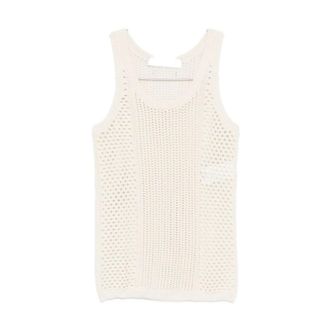 Golden Goose Sleeveless Tops, female, White, Size: XS Golden Goose Top White