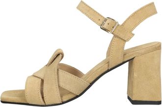 Stefano Lauran Schoenen, Dames, Beige, 40 EU, Platte Sandalen