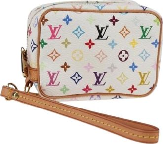 Louis Vuitton Pre-owned Clutches, female, Multicolor, Size: ONE SIZE Pre-owned Canvas Clutch