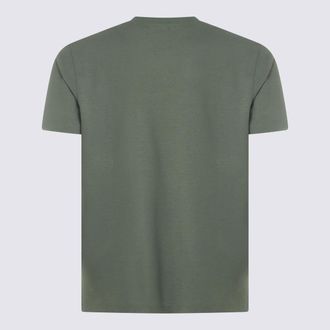 Zanone Mens T-Shirts And Polos Light Green _100 % Co