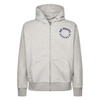 Roy Rogers Felpa con zip - - Sweatshirts & Hoodies - Uomo - Grigio - L