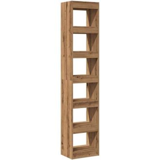 vidaXL Vidaxl - Estantería/divisor de espacios roble artisan 40x30x198 cm