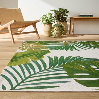 La Redoute Interieurs Plat geweven tapijt voor binnen en buiten, Mokoa