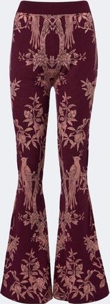 Etro Wool-blend jacquard flared pants