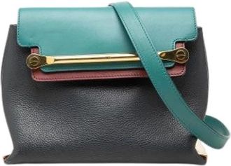 Chlo&eacute; Pre-owned Clare Crossbody - Dames - Vintage Schoudertas - Veelkleurig - ONE Size - Leer - Vintage