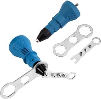 OEM Remachadora El&eacute;ctrica, Pistola De Remaches, Adaptador De Remache De Acero Inoxidable, Herramienta De Remachado El&eacute;ctrica