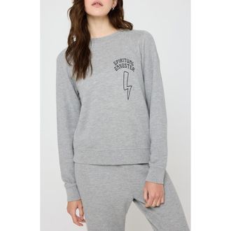 Spiritual Gangster Essence Forever Crewneck Sweatshirt in Heather Ash at Nordstrom Rack, Size X-Small