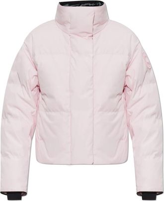 Canada Goose Grandview Cropped Jacket - Dames - Gewatteerde jassen - Roze - M - Satijn - Jassen