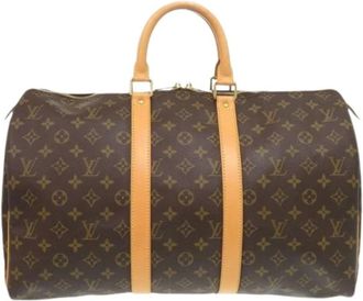 Louis Vuitton Pre-owned Weekend Bags, male, Brown, Size: ONE SIZE Pre-owned Vintage Boston Bag