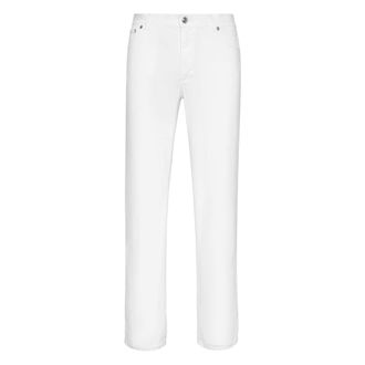 Billionaire Boys Club Heren, Jeans, Wit, Maat: W31 Katoen