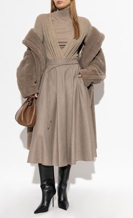 Max Mara Ladyted Cashmere Coat, Womens, Brown