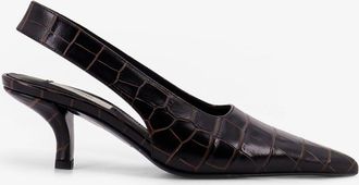 Toteme Slingback decollet&eacute; in pelle con effetto cocco - TOTEME - gender_Woman