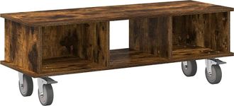 vidaXL Soporte De Tv 100 X 35 X 35 Cm Roble Ahumado Vidaxl