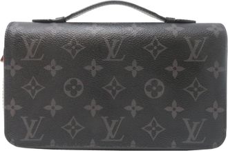 Louis Vuitton Black Monogram Eclipse Pouch (Pre-Owned)