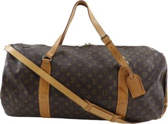 Louis Vuitton Brown Monogram Canvas Boston Bag (Pre-Owned)
