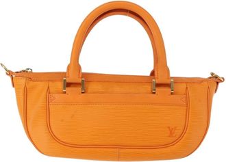 Louis Vuitton Danura Handbag Epi Orange Leather Handbag (Pre-Owned)