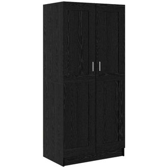 vidaXL Wardrobe Other Black oak 82.5 x 51.5 x 180 cm Engineered Wood Vidaxl