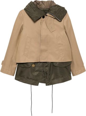 sacai Giacca doppio strati - Toni neutri