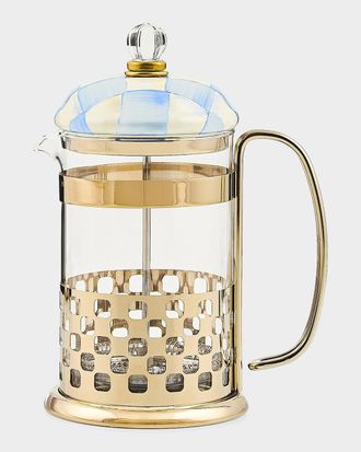 MacKenzie-Childs Sky Check French Press
