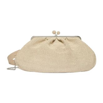 Max Mara Clutches, female, Beige, Size: ONE SIZE Pasticcino Bag Large