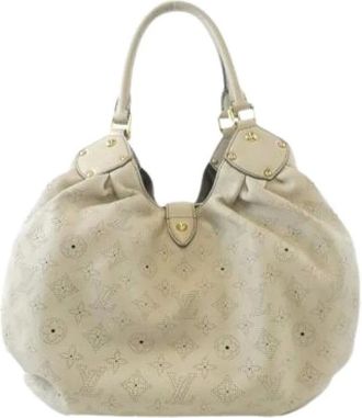 Louis Vuitton Pre-owned Mahina Calf Shoulder Bag - - Pre-owned - Donna - Beige - ONE SIZE