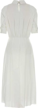 Marni Womens Poplin Shirt Dress White Cotton