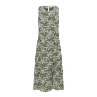 Cream Jurken - Dames - Maxi kleedjes - Groen - XS - Kleedjes