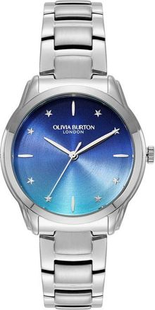 Olivia Burton Color Wave Bracelet Watch, 36mm in Silver at Nordstrom