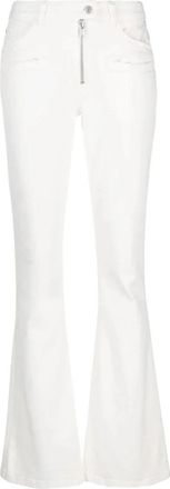 Courr&egrave;ges Witte Denim Flared Jeans - Dames - Flared Jeans - Wit - W28 - Denim - Jeans